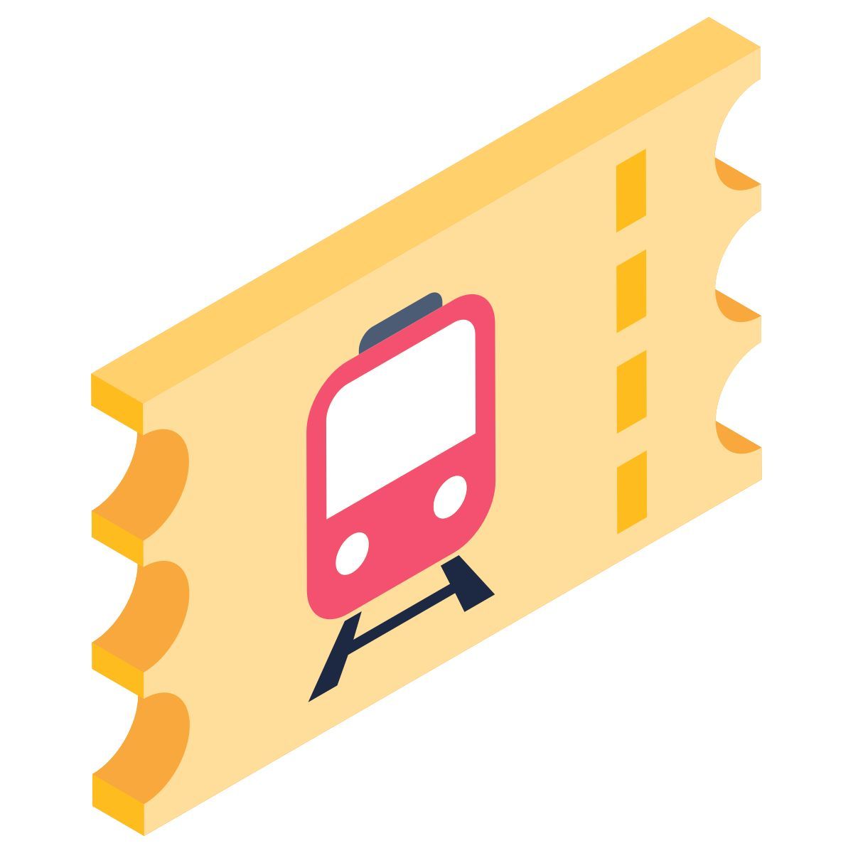train ticket icon