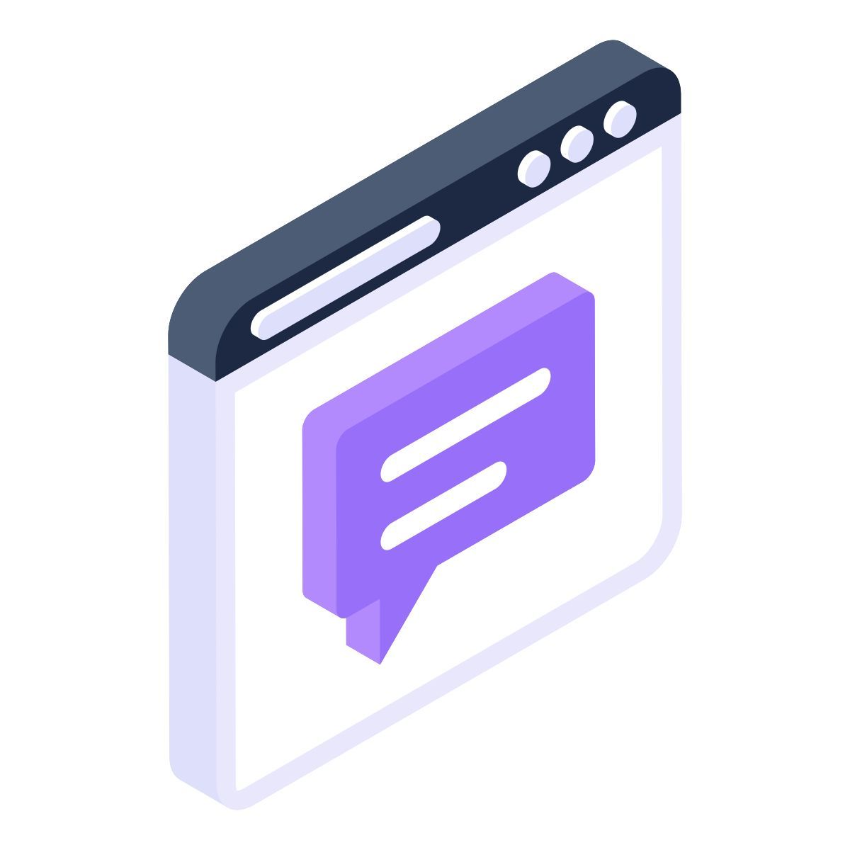 web chat icon