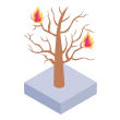 external Forest-Fire-environment-smashingstocks-isometric-smashing-stocks icon