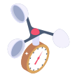 external anemometer-weather-smashingstocks-isometric-smashing-stocks icon