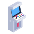 external arcade-machine-game-smashingstocks-isometric-smashing-stocks-2 icon