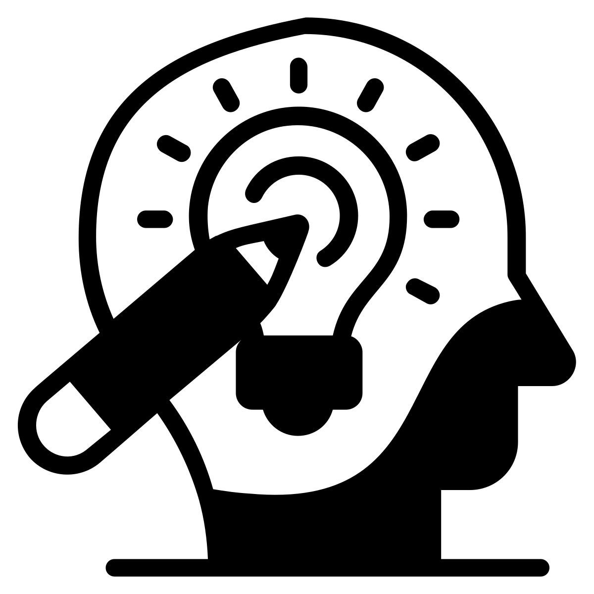 creative thinking icon