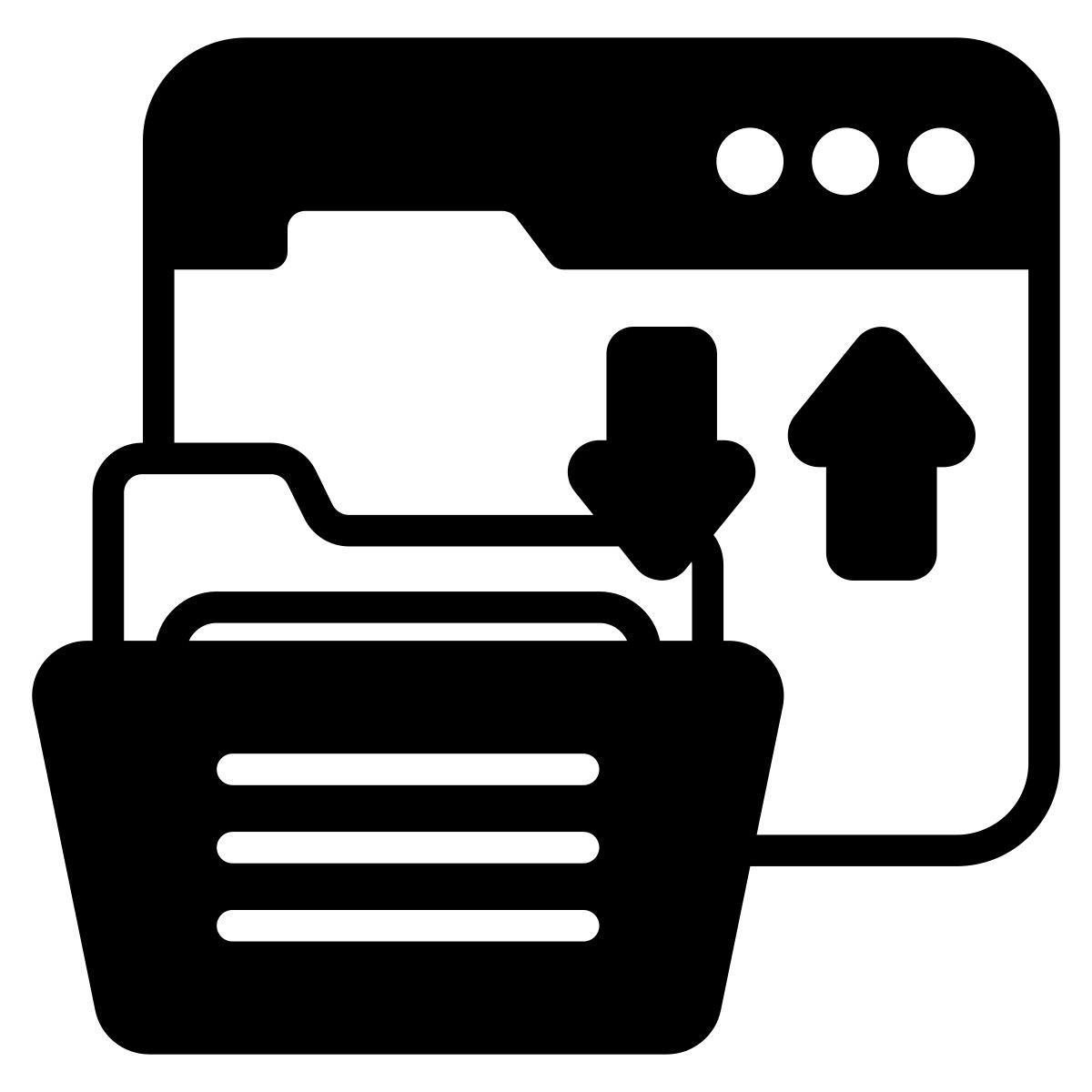 data transfer icon