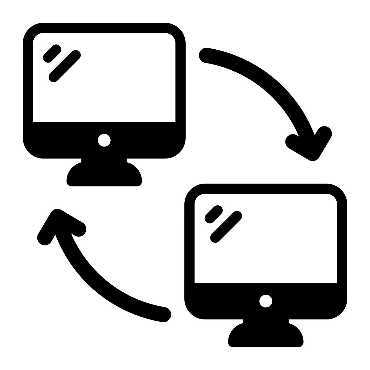 data transfer icon