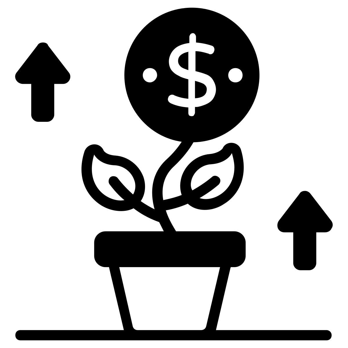 financial growth icon
