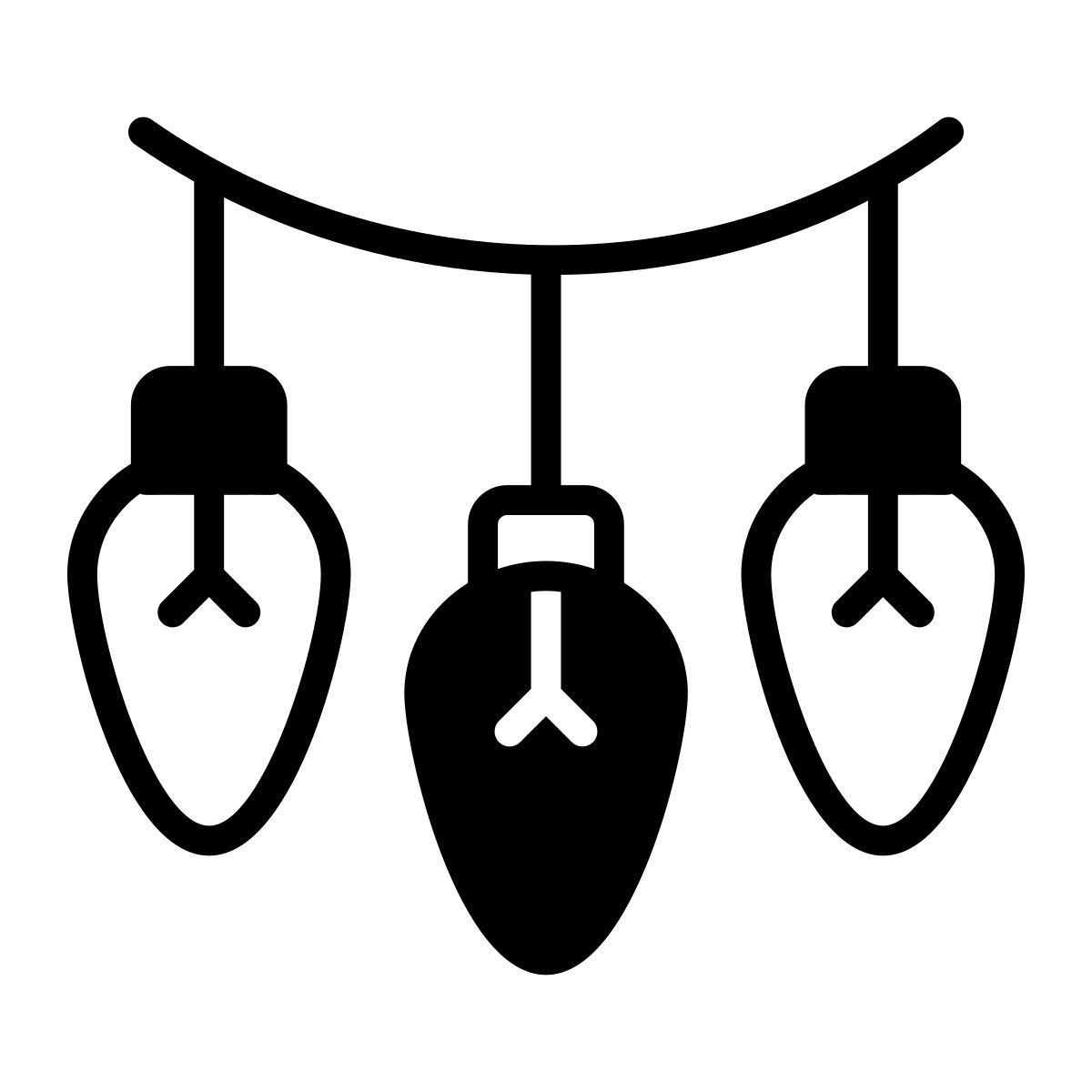 lamp decor icon