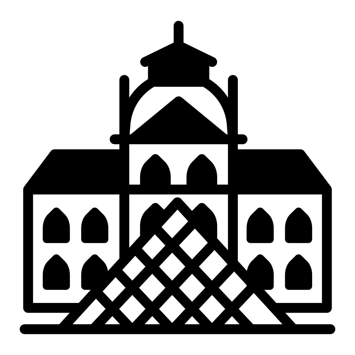 louvre museum icon