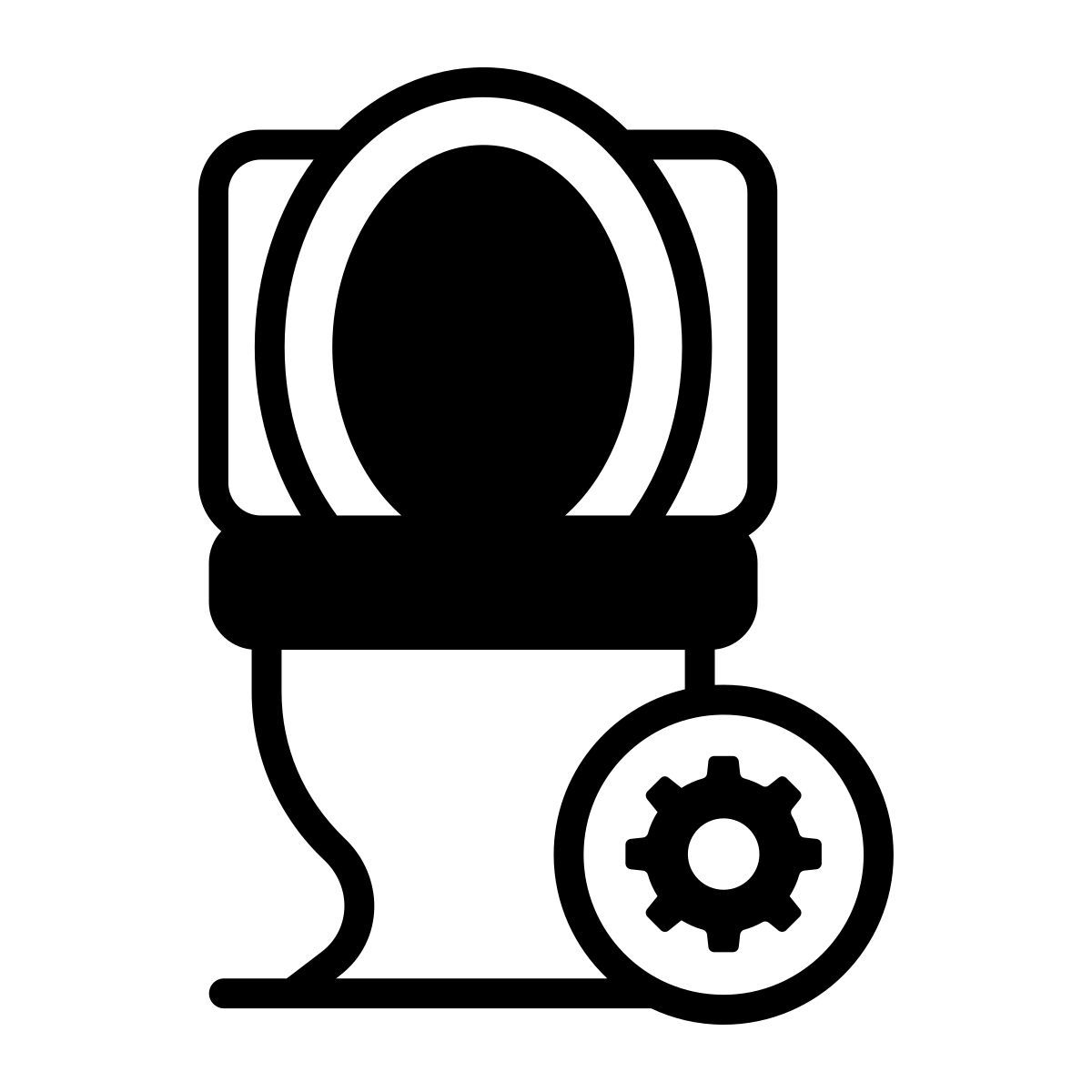 repair toilet icon