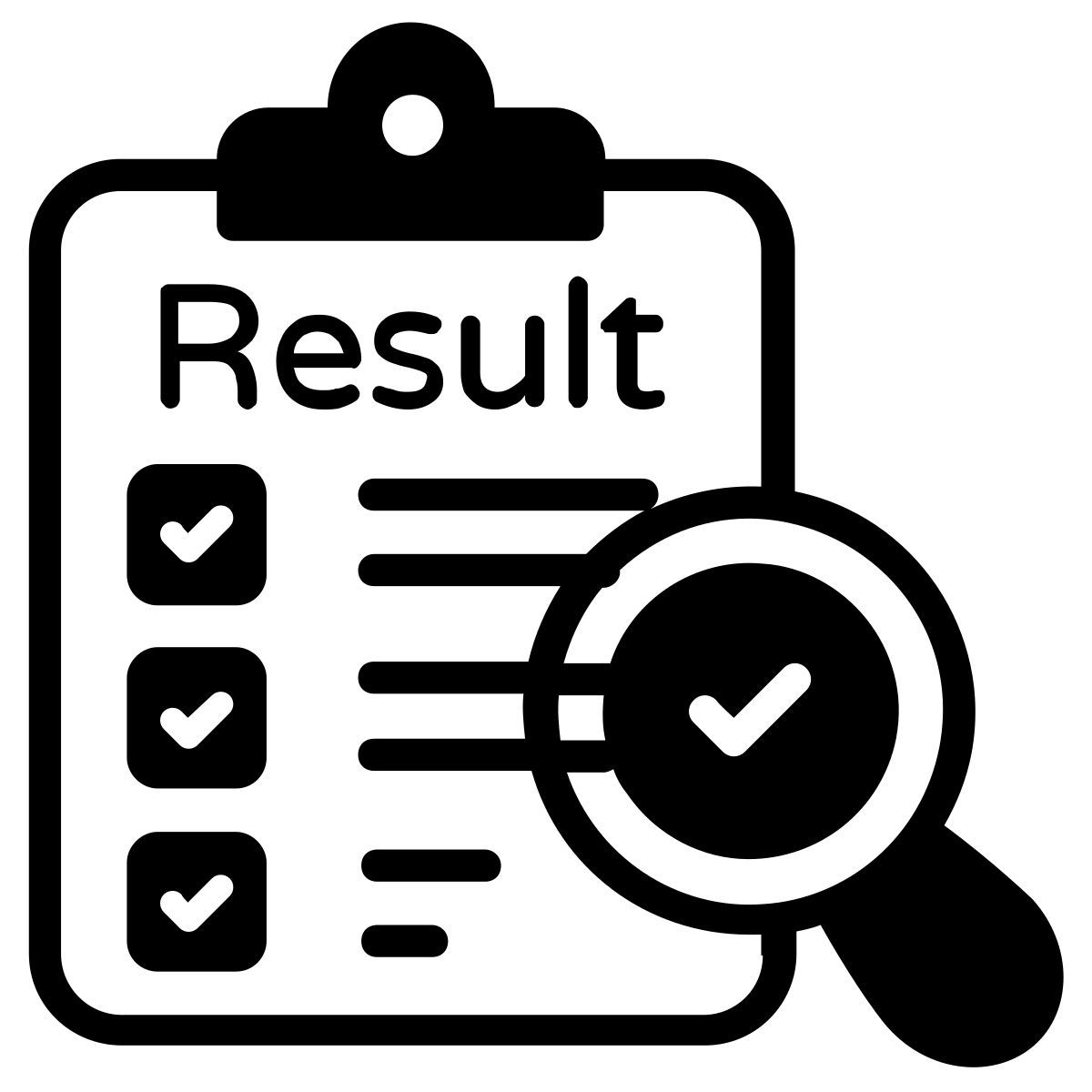 result icon