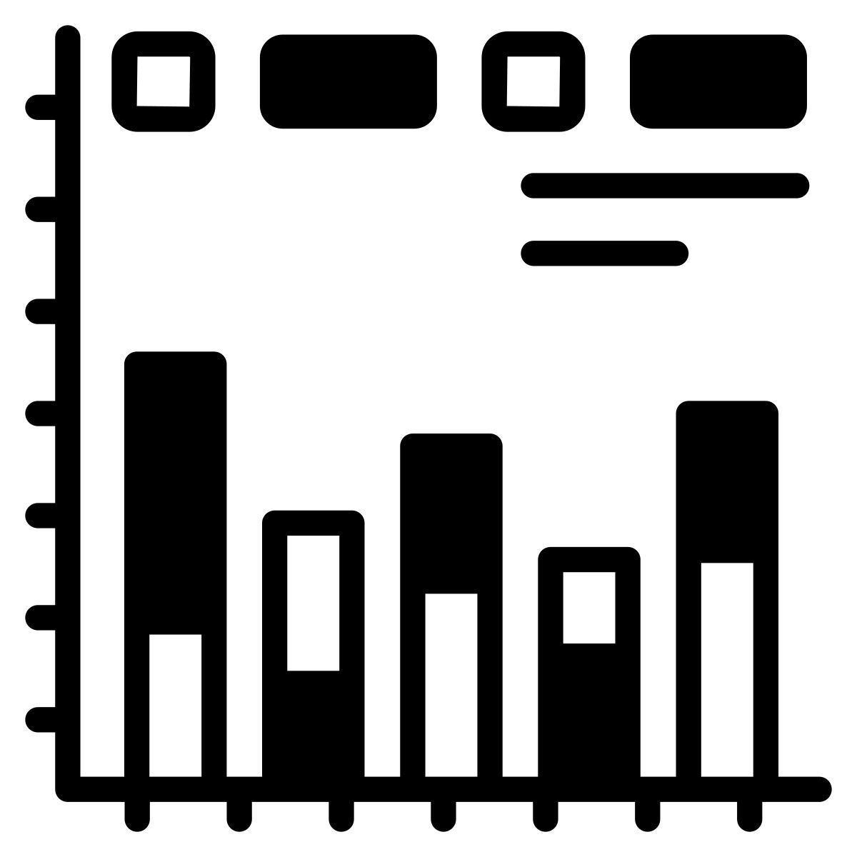 bar chart icon