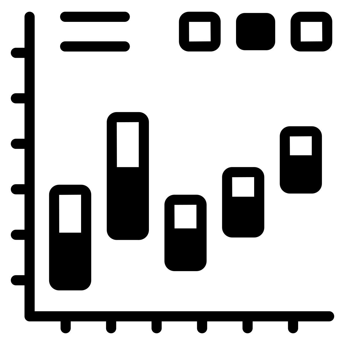 bar graph icon