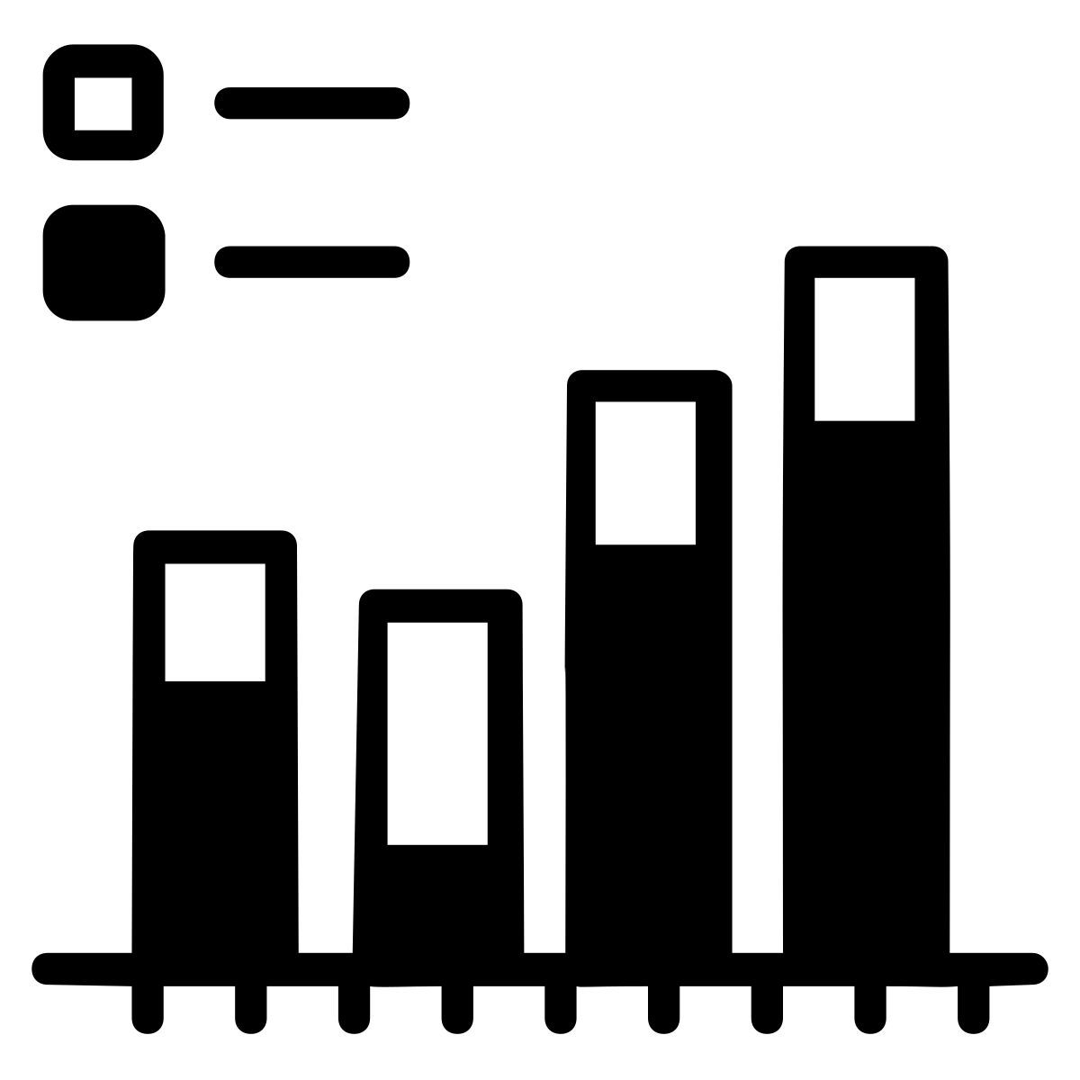 막대형 차트 icon