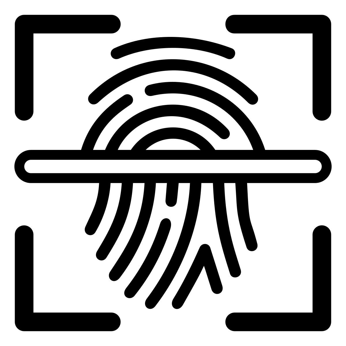 biometric identification icon