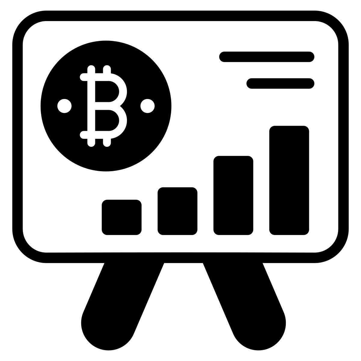 bitcoin presentation icon