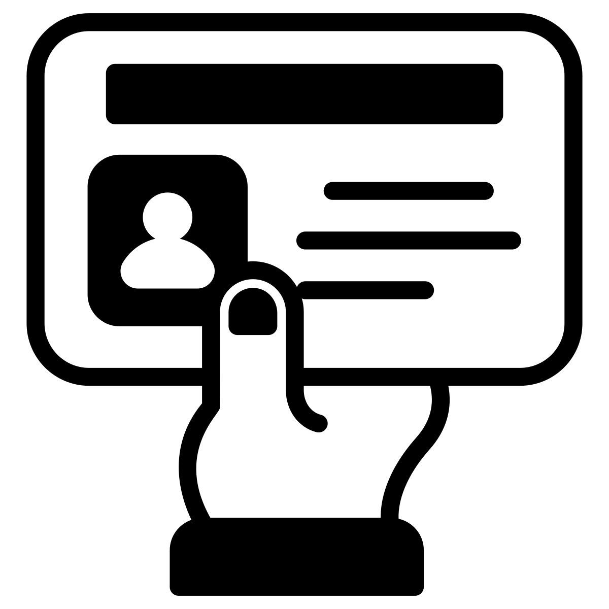 cartão em uso icon