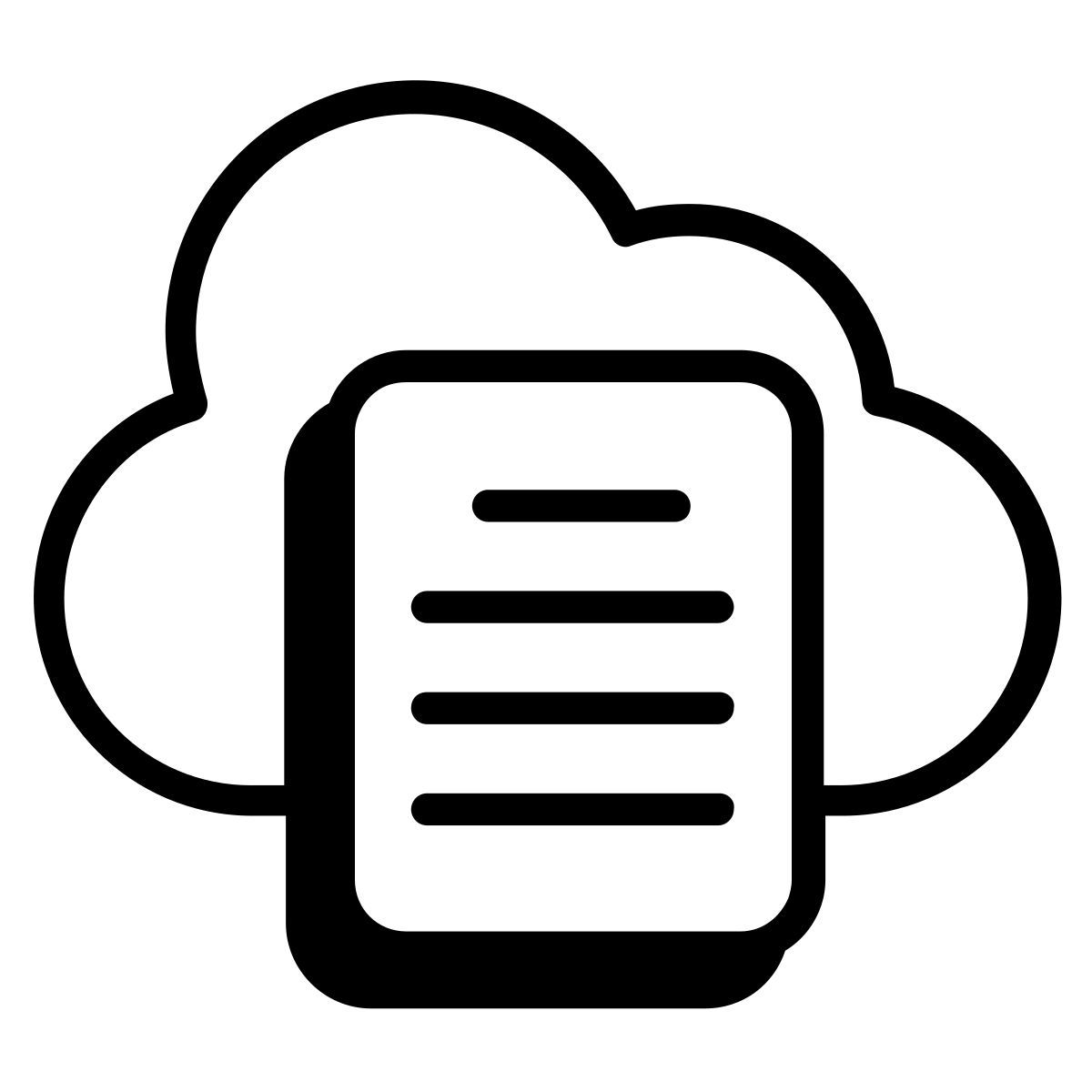 cloud data icon