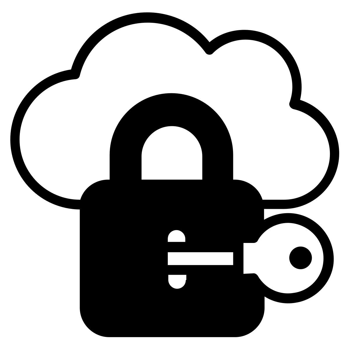 cloud lock icon