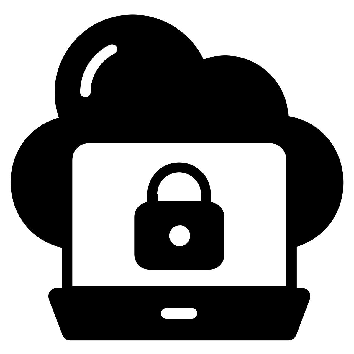cloud lock icon