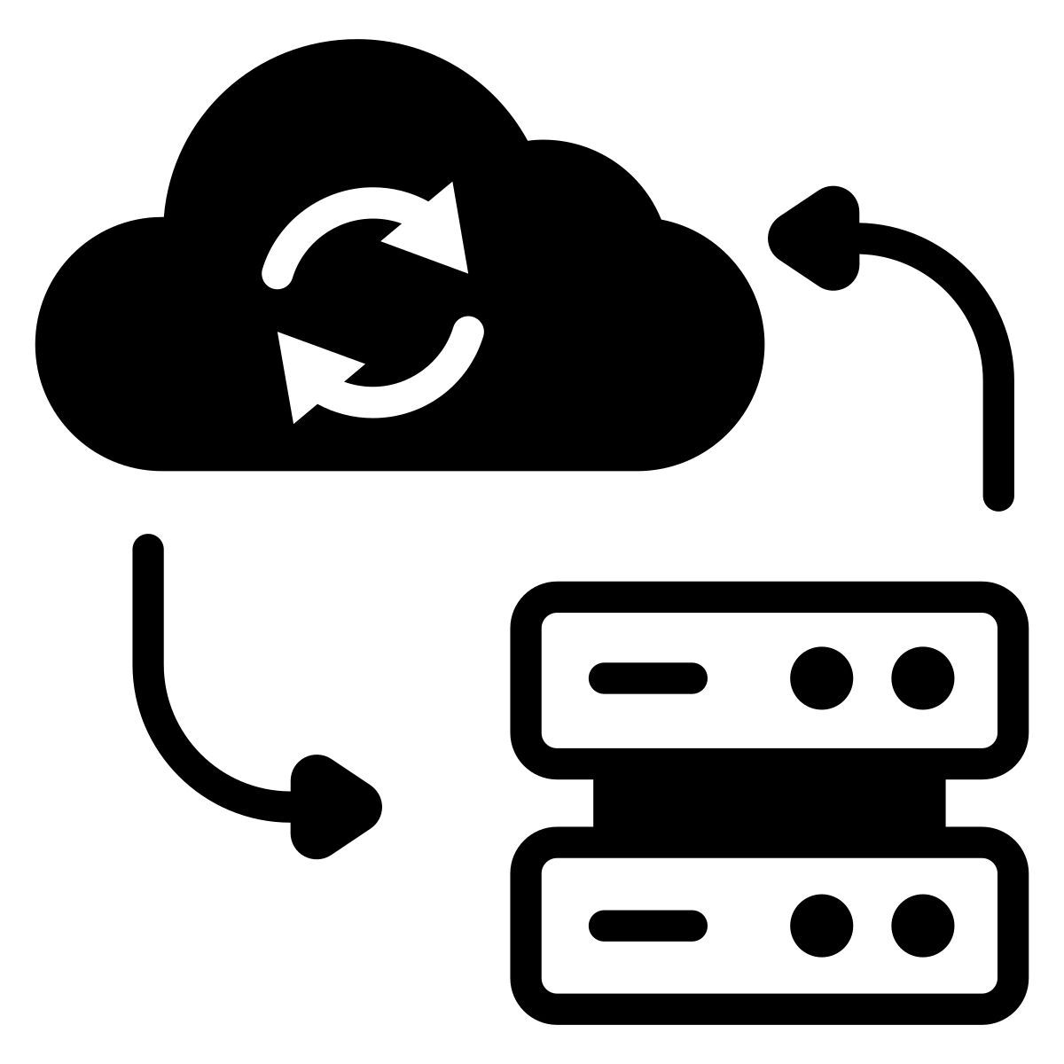 cloud sync icon