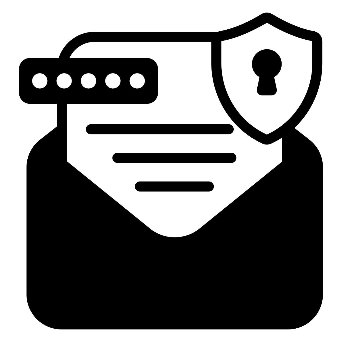 confidential email icon