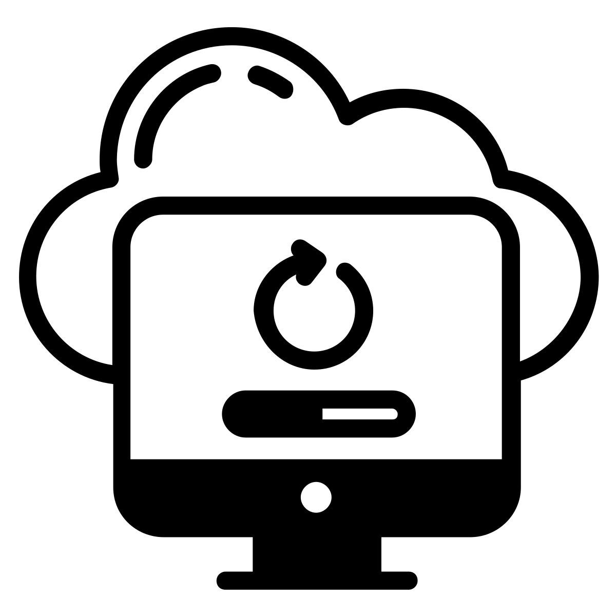synchronisation des données icon