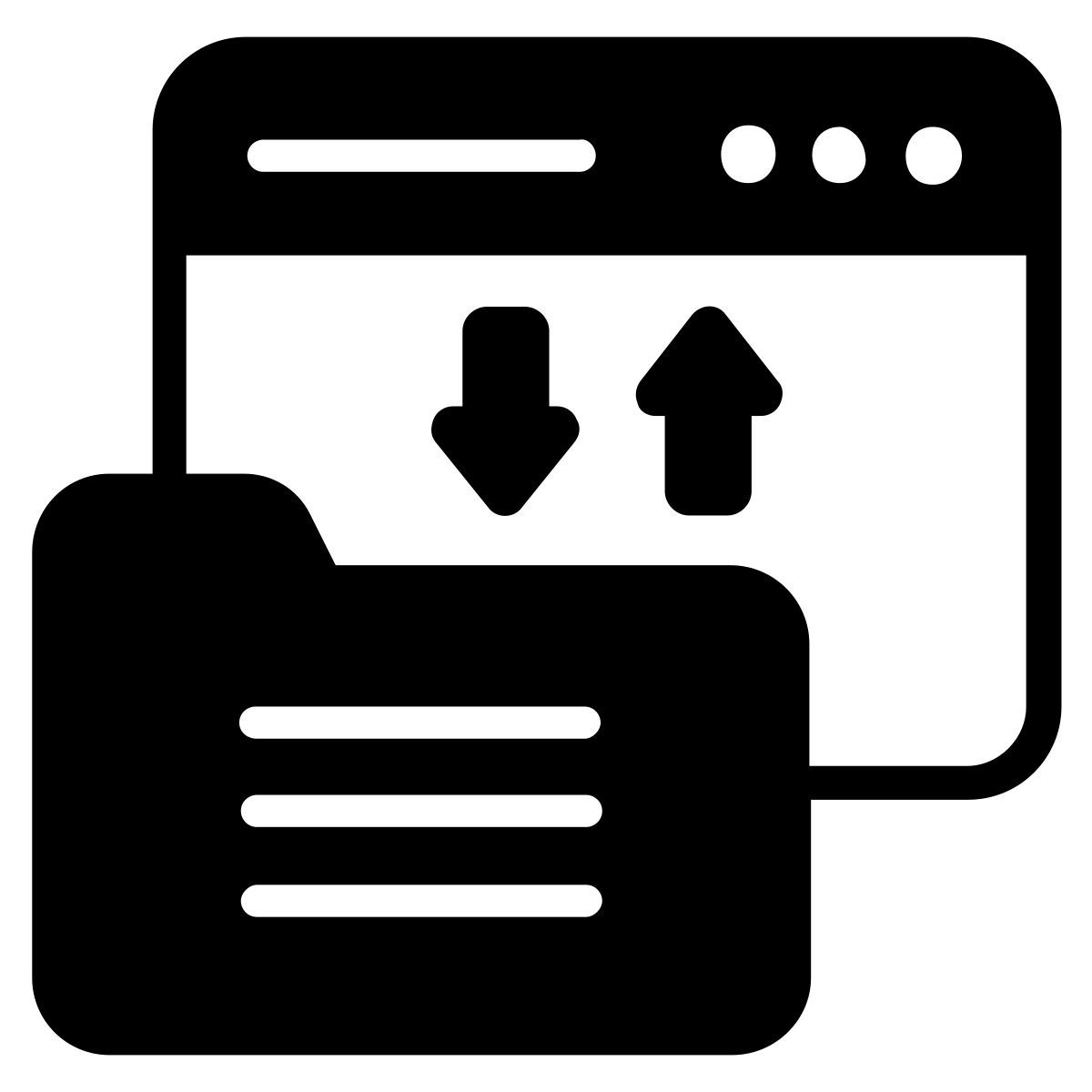 data transfer icon