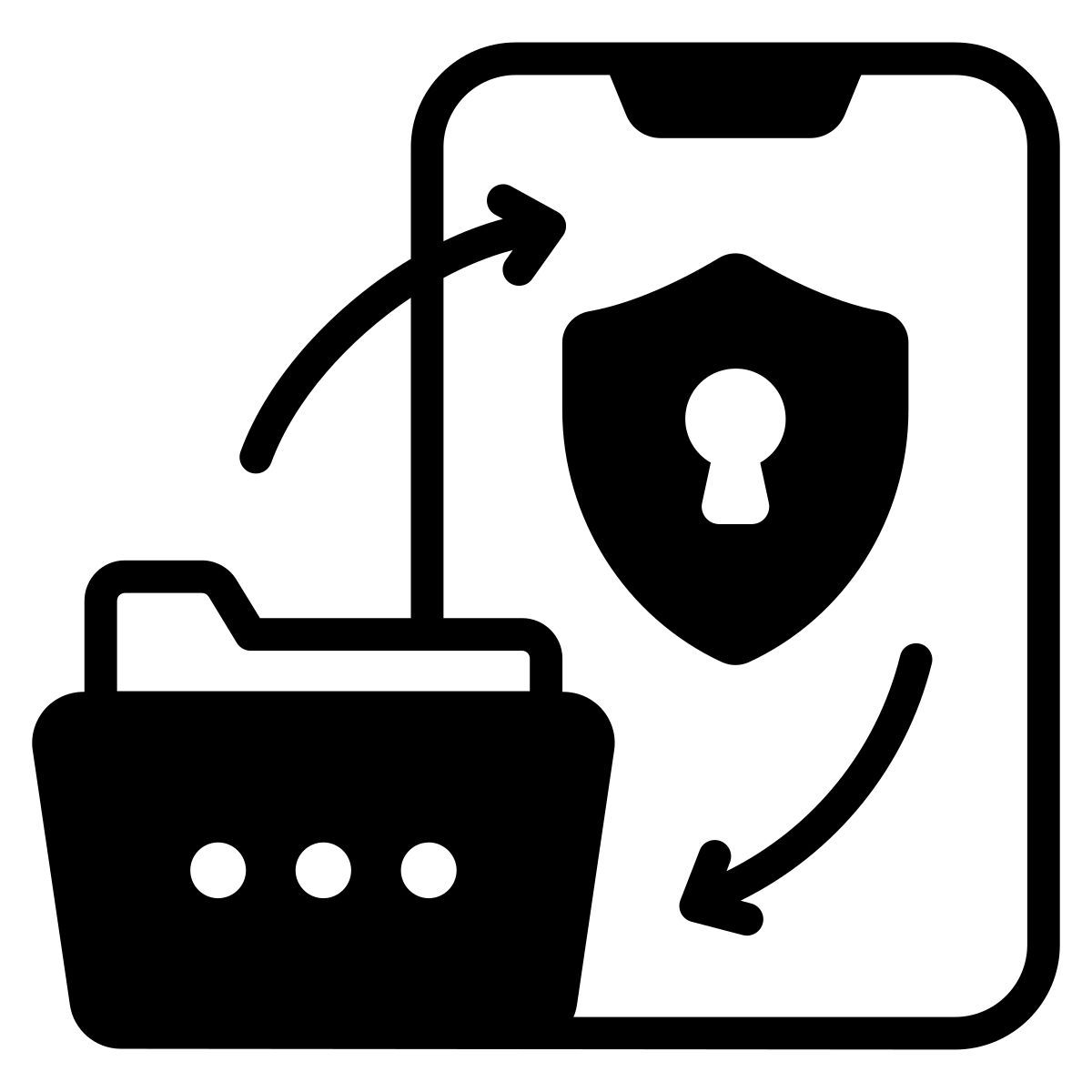 Datos en ambas direcciones icon