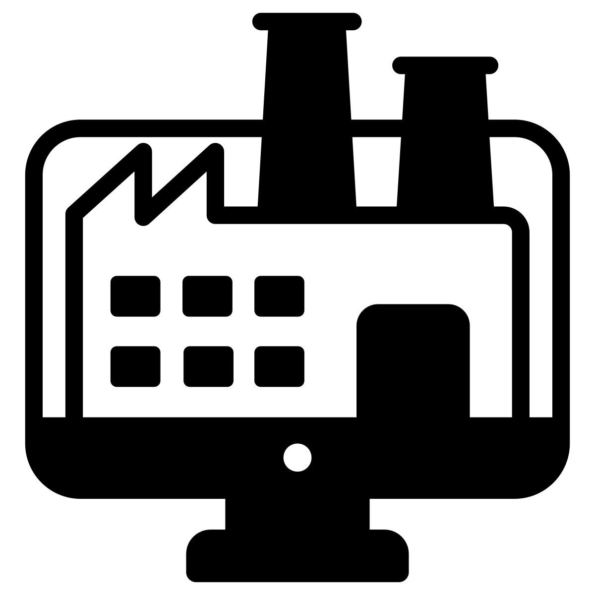digital factory icon