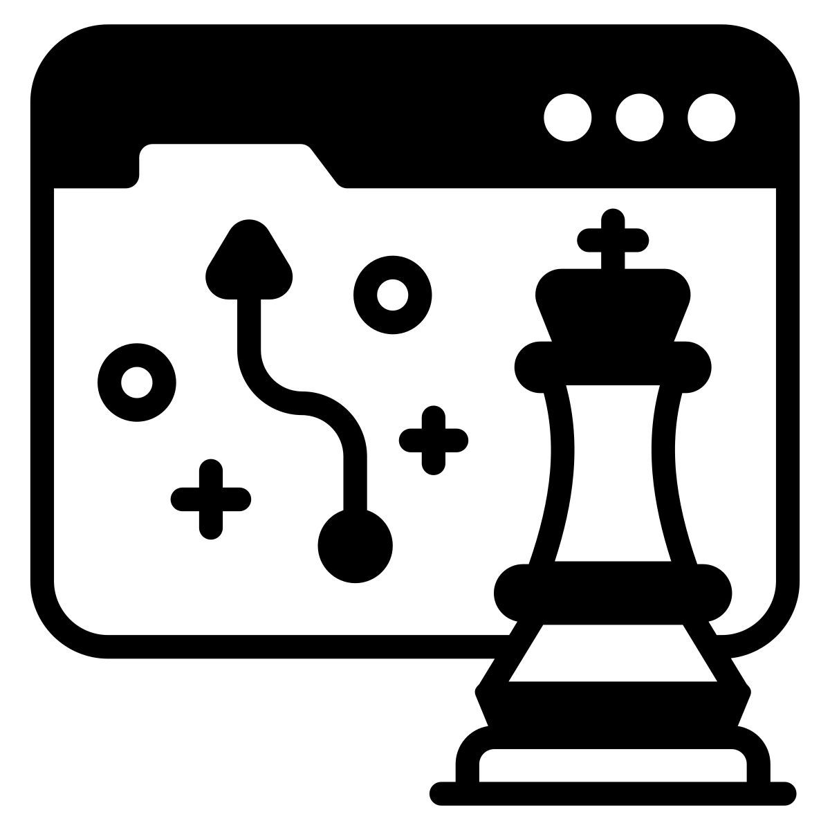 digital strategy icon