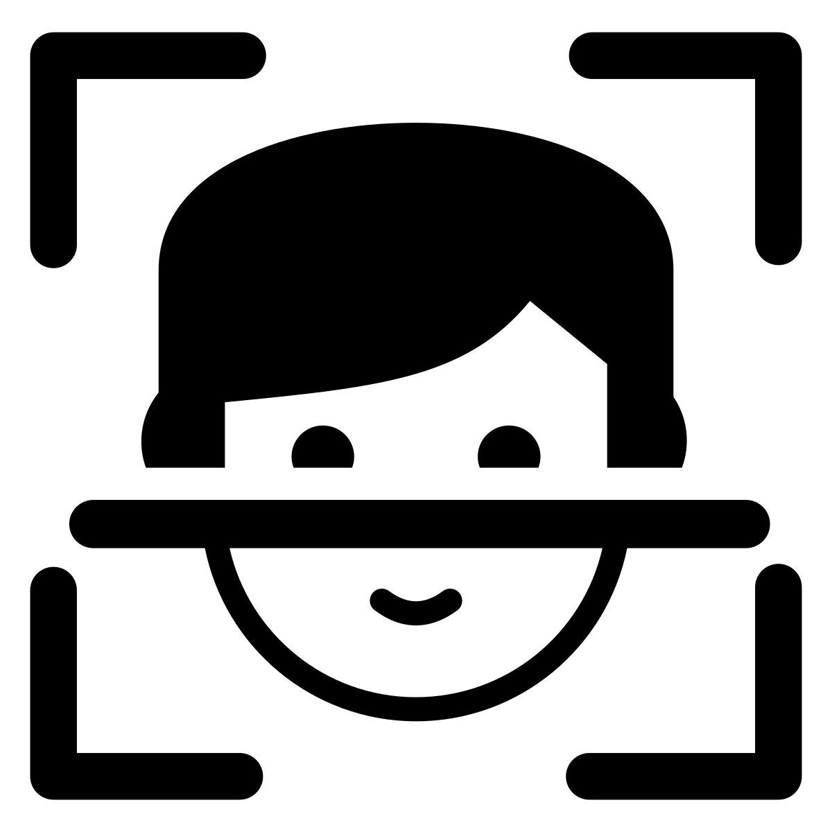 face scanner icon