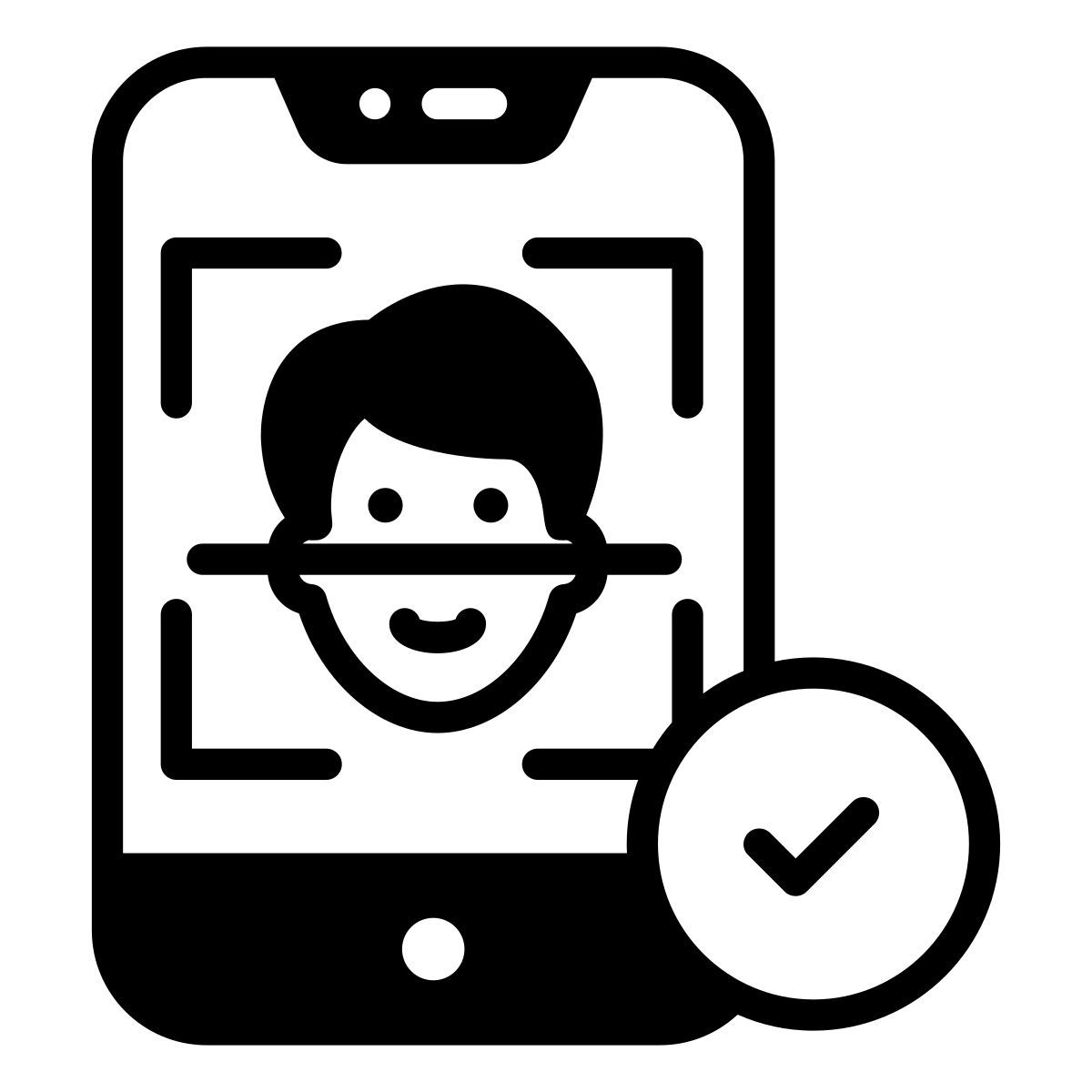 scan reconnaissance faciale icon