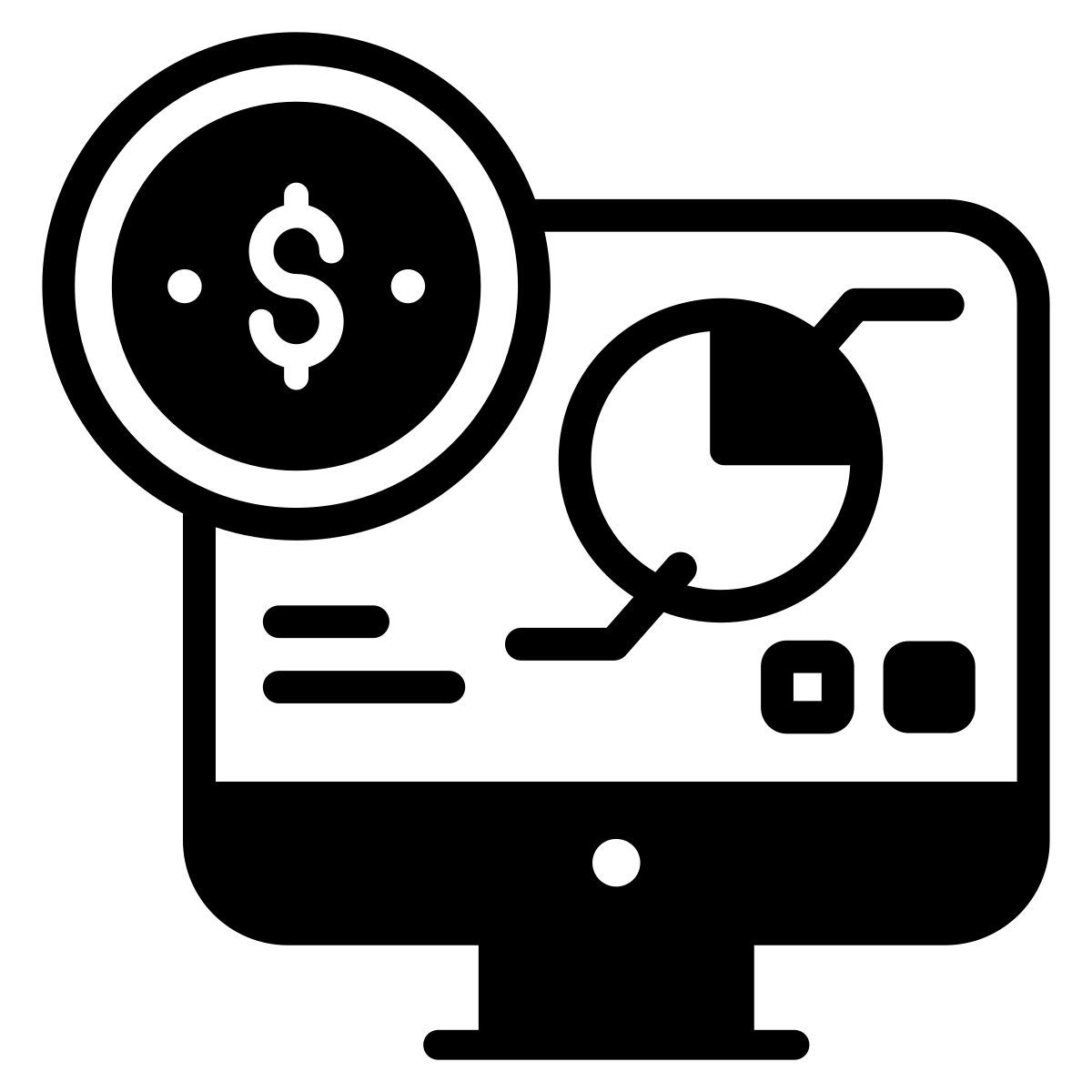 finanzielle präsentation icon