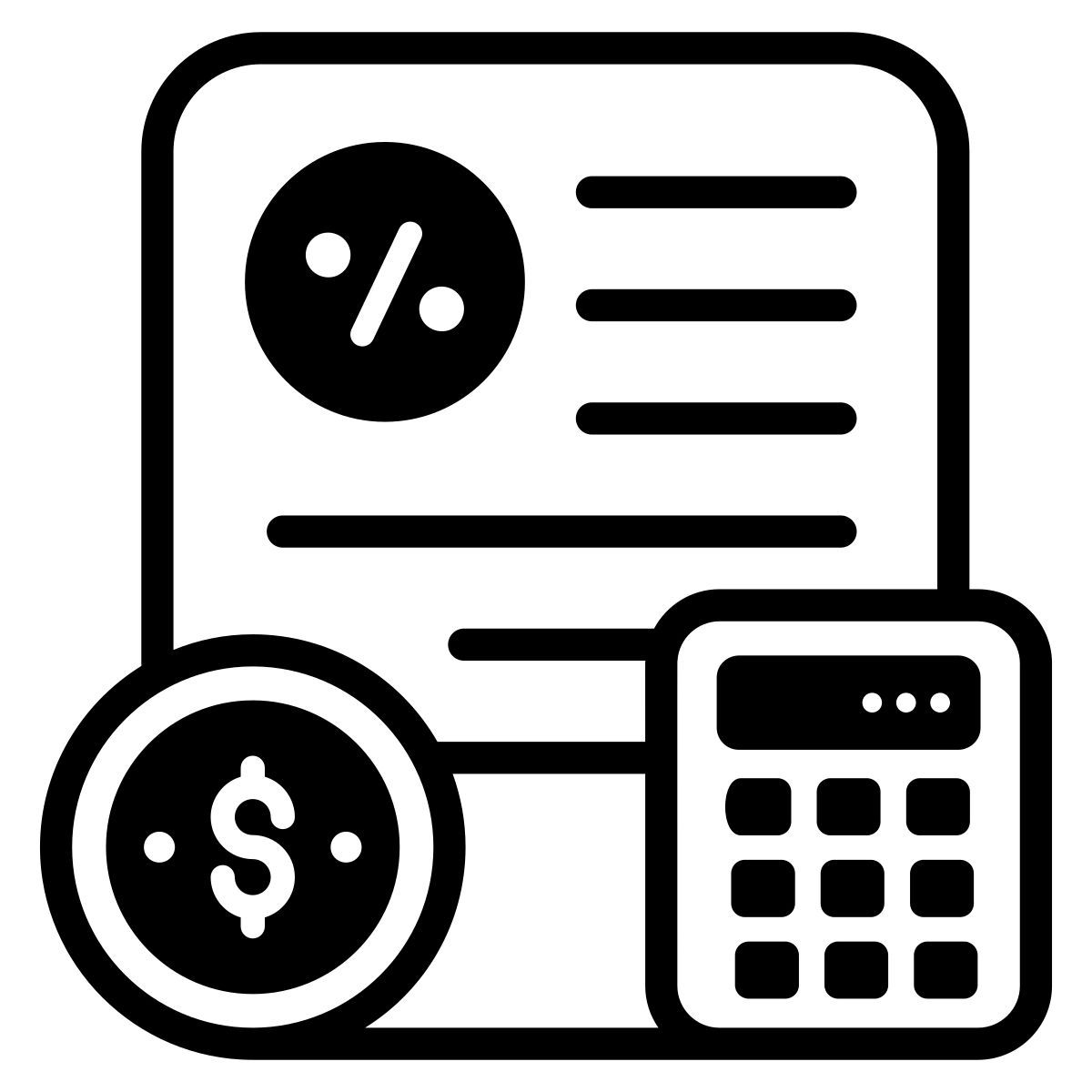 tasa de interés fija icon