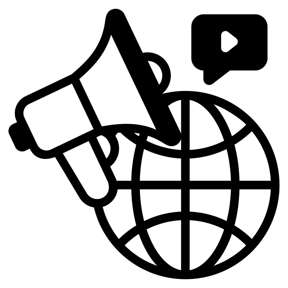 global marketing icon