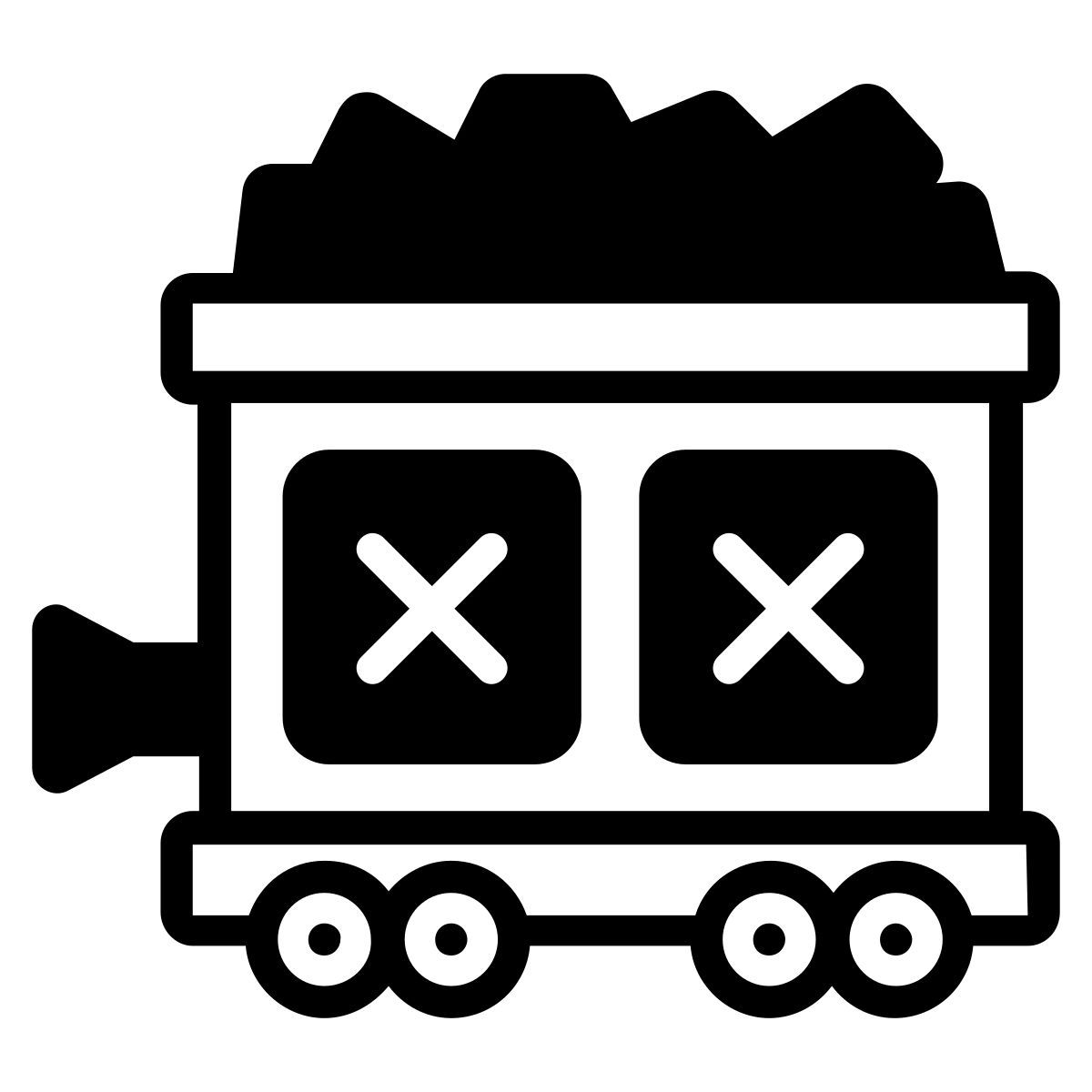 mine cart icon