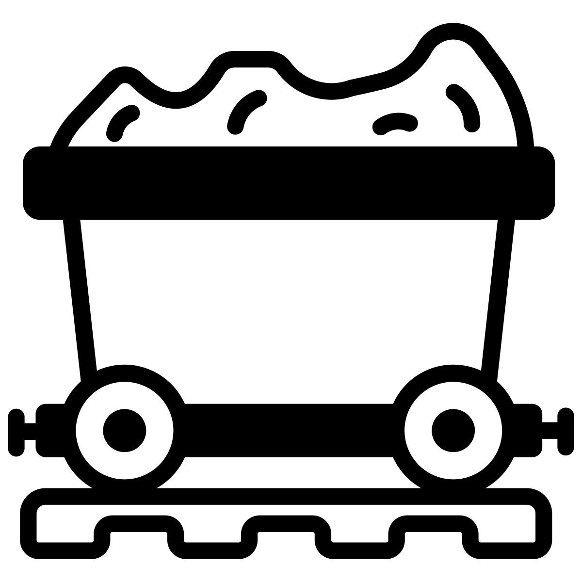 mining cart icon