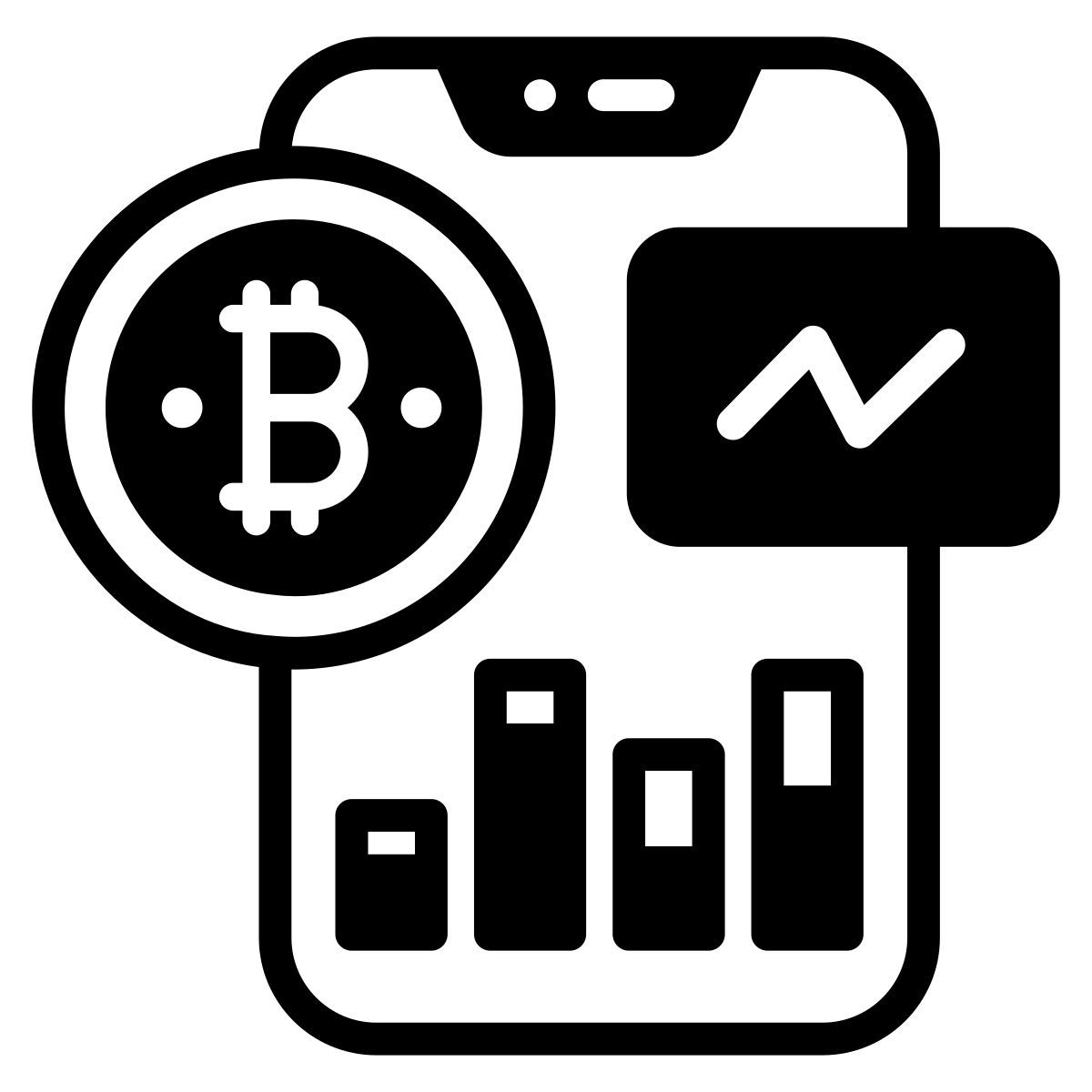 mobile analytics icon