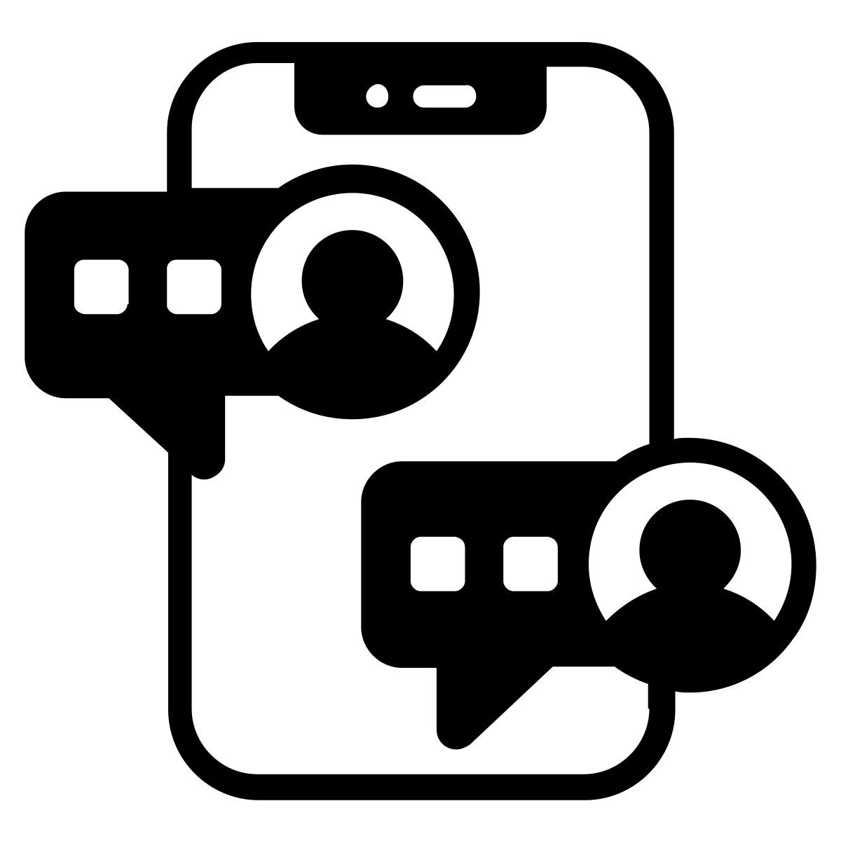 mobile chat icon