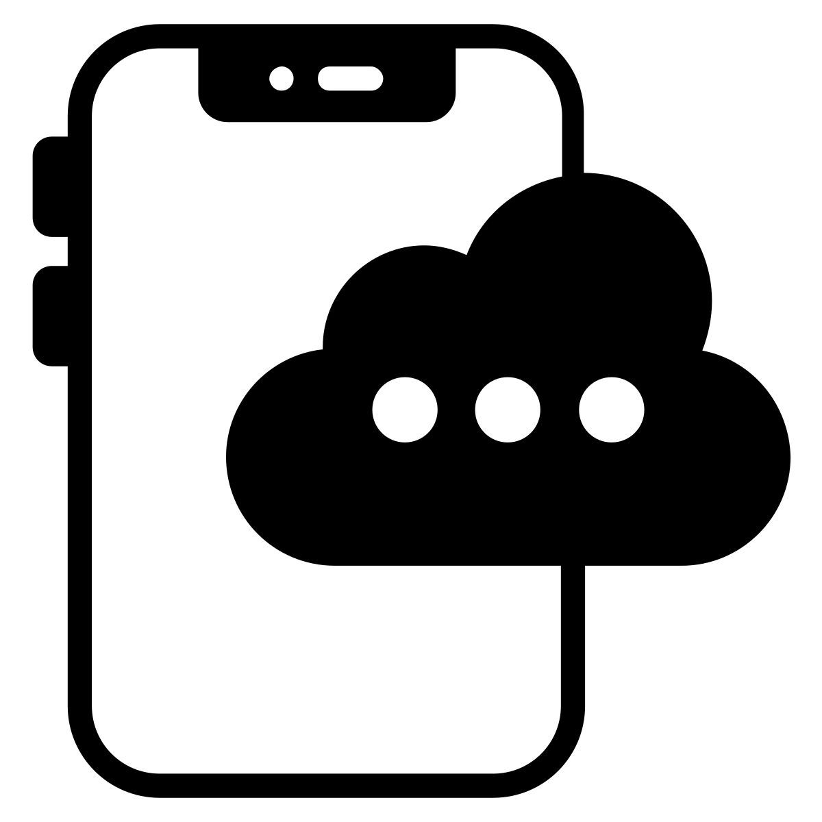nuvem móvel icon