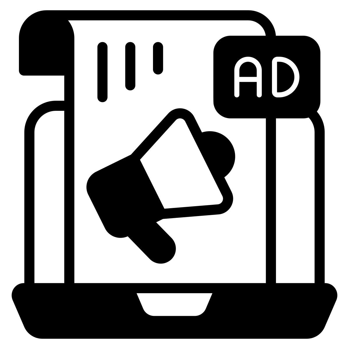 publicité en ligne icon