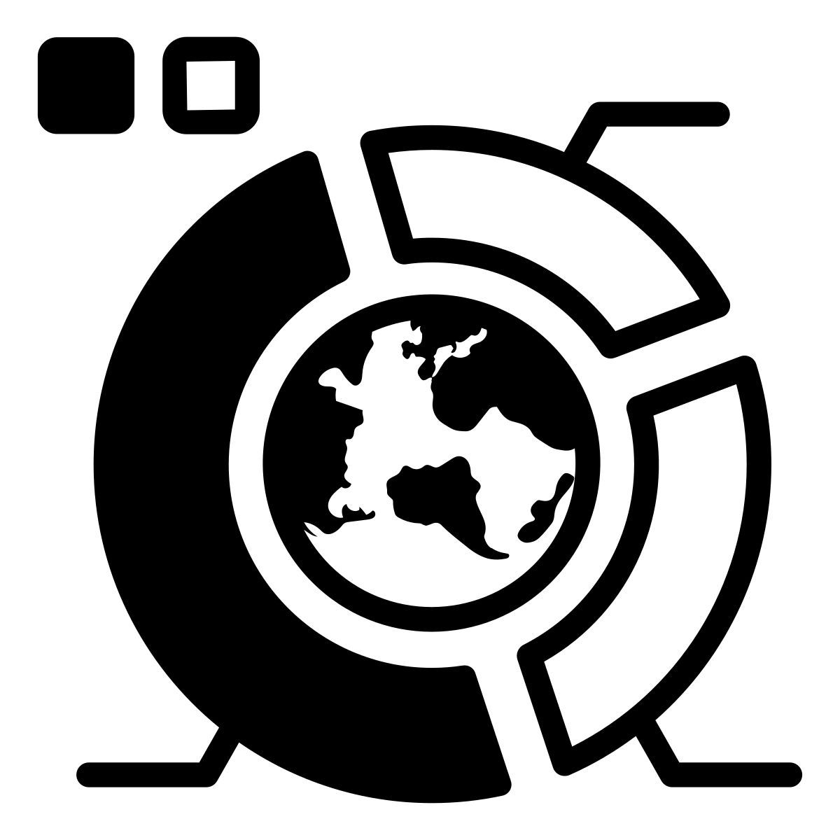 Gráfico circular icon