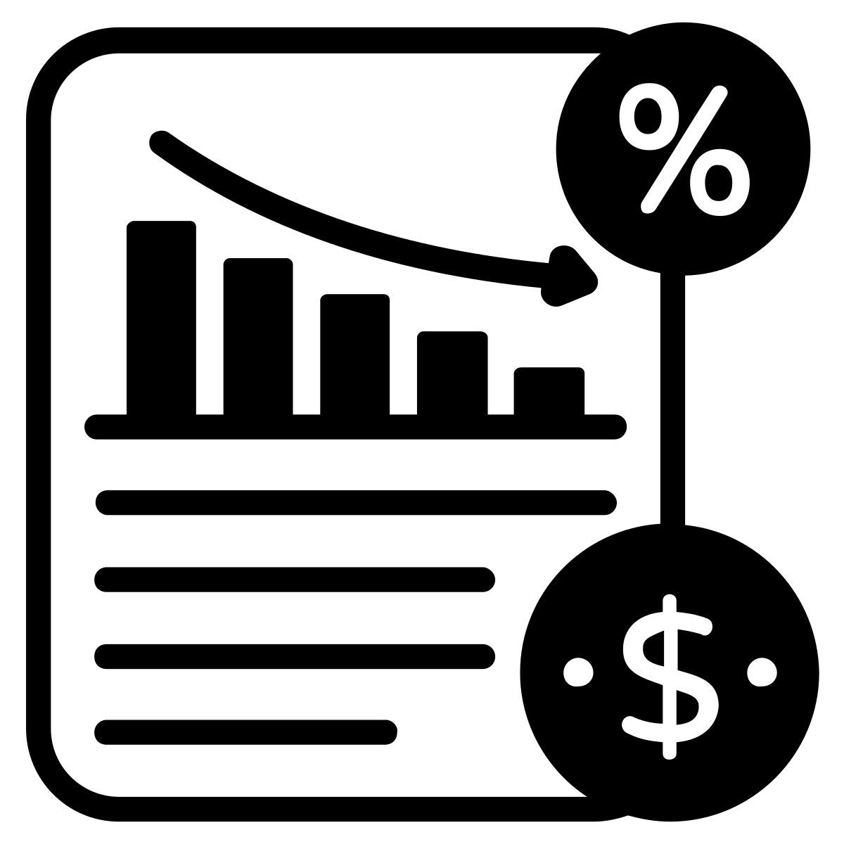 profit and loss icon