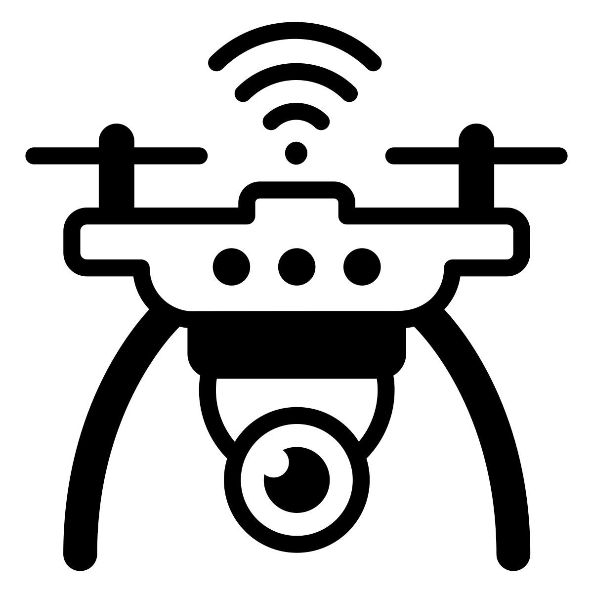 smart drone icon