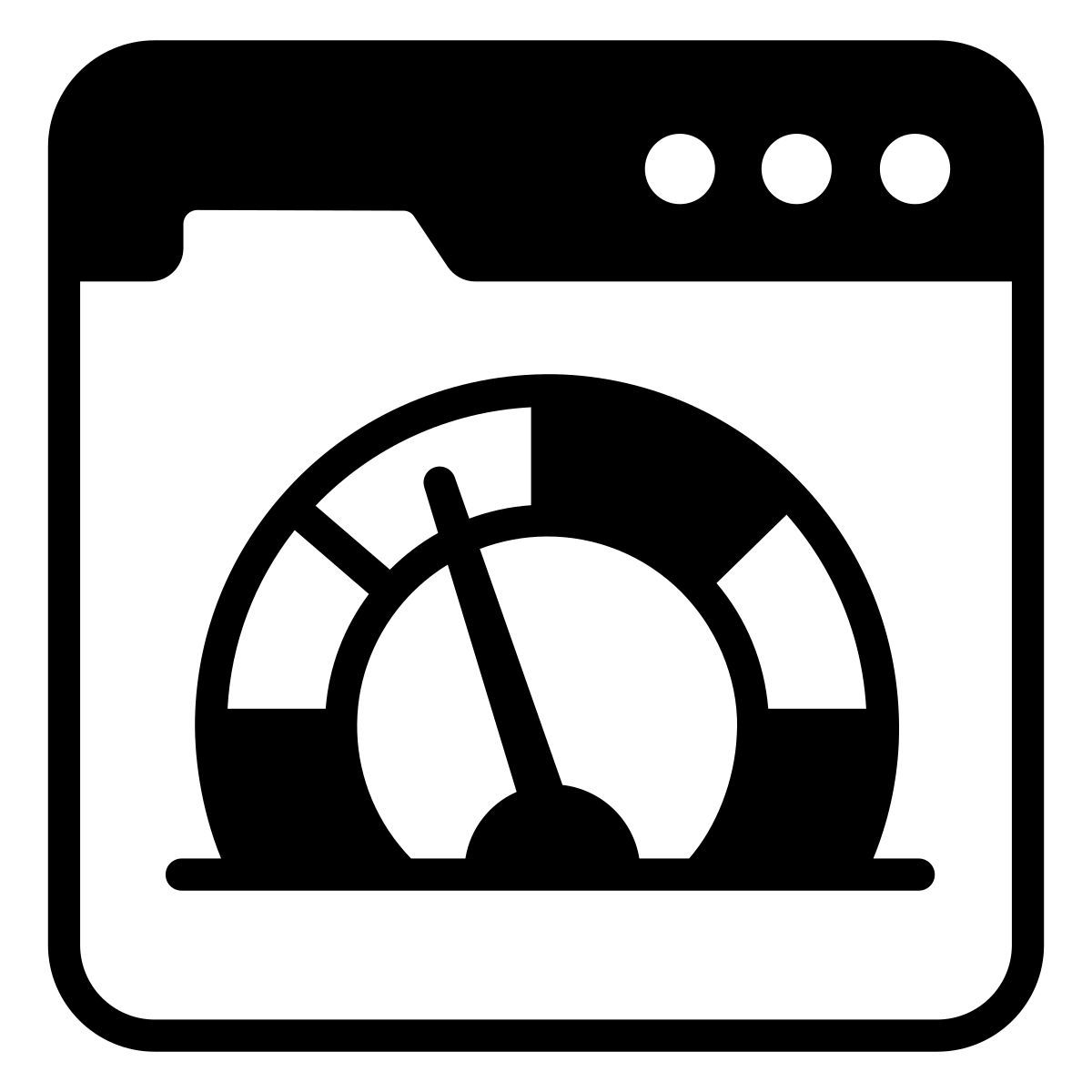 test de vitesse icon