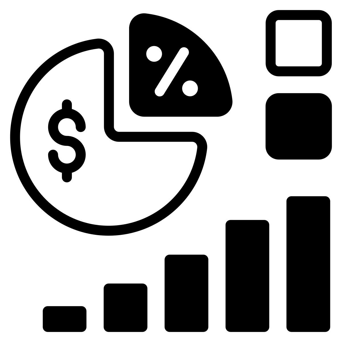 financial statistic icon