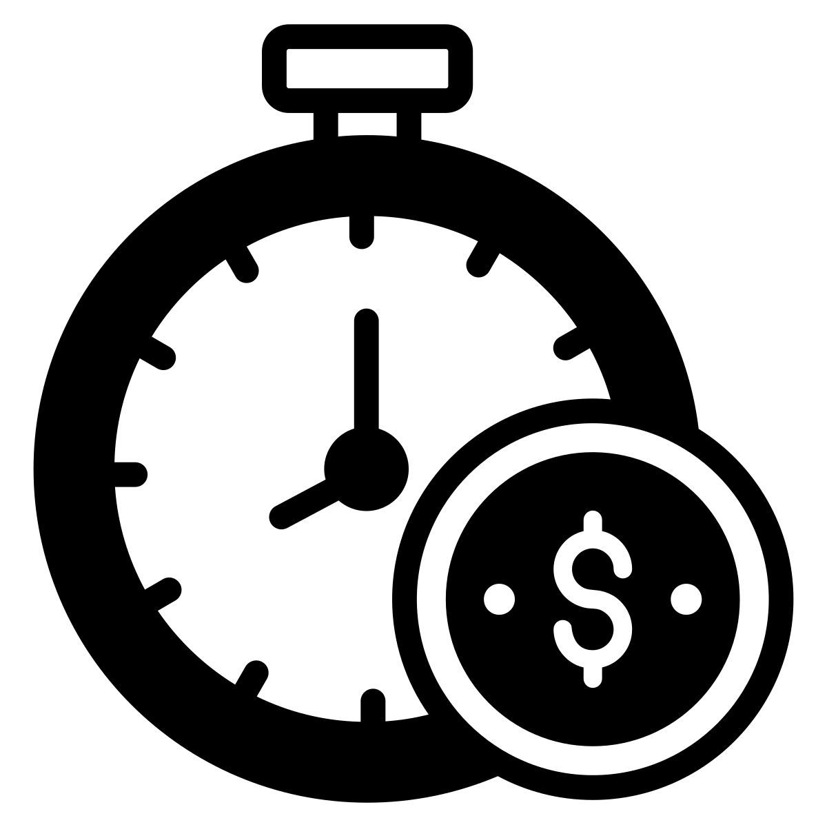 zeit ist geld icon