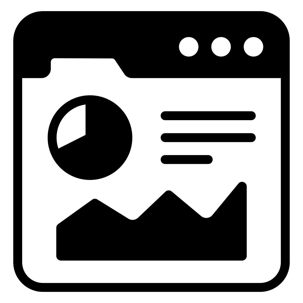 analyse web icon