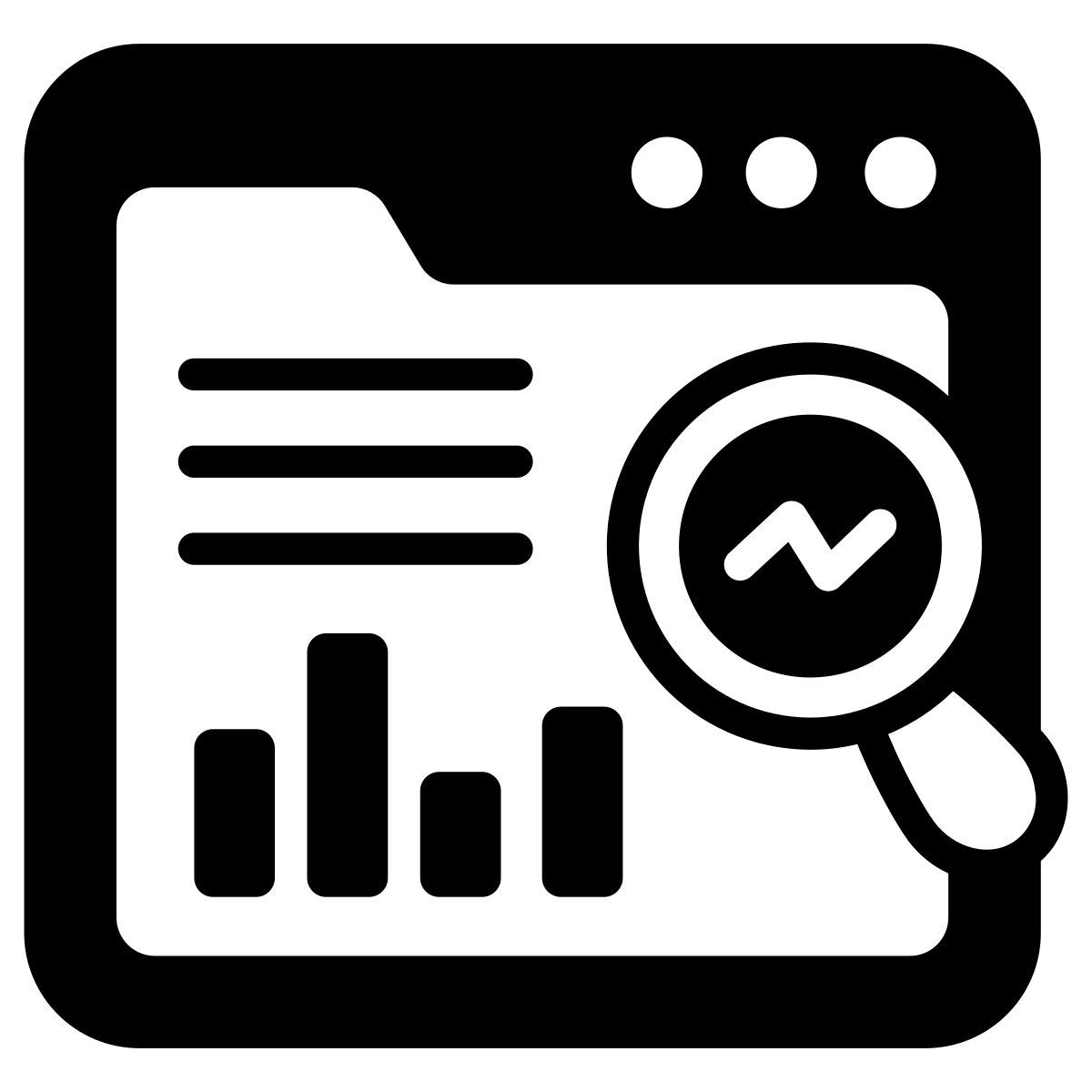 web analytics icon