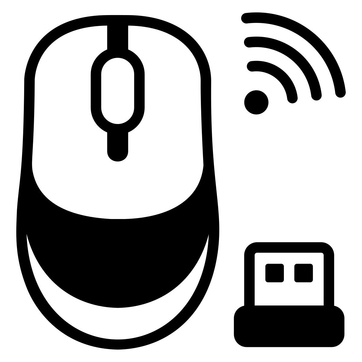 ratón inalámbrico icon