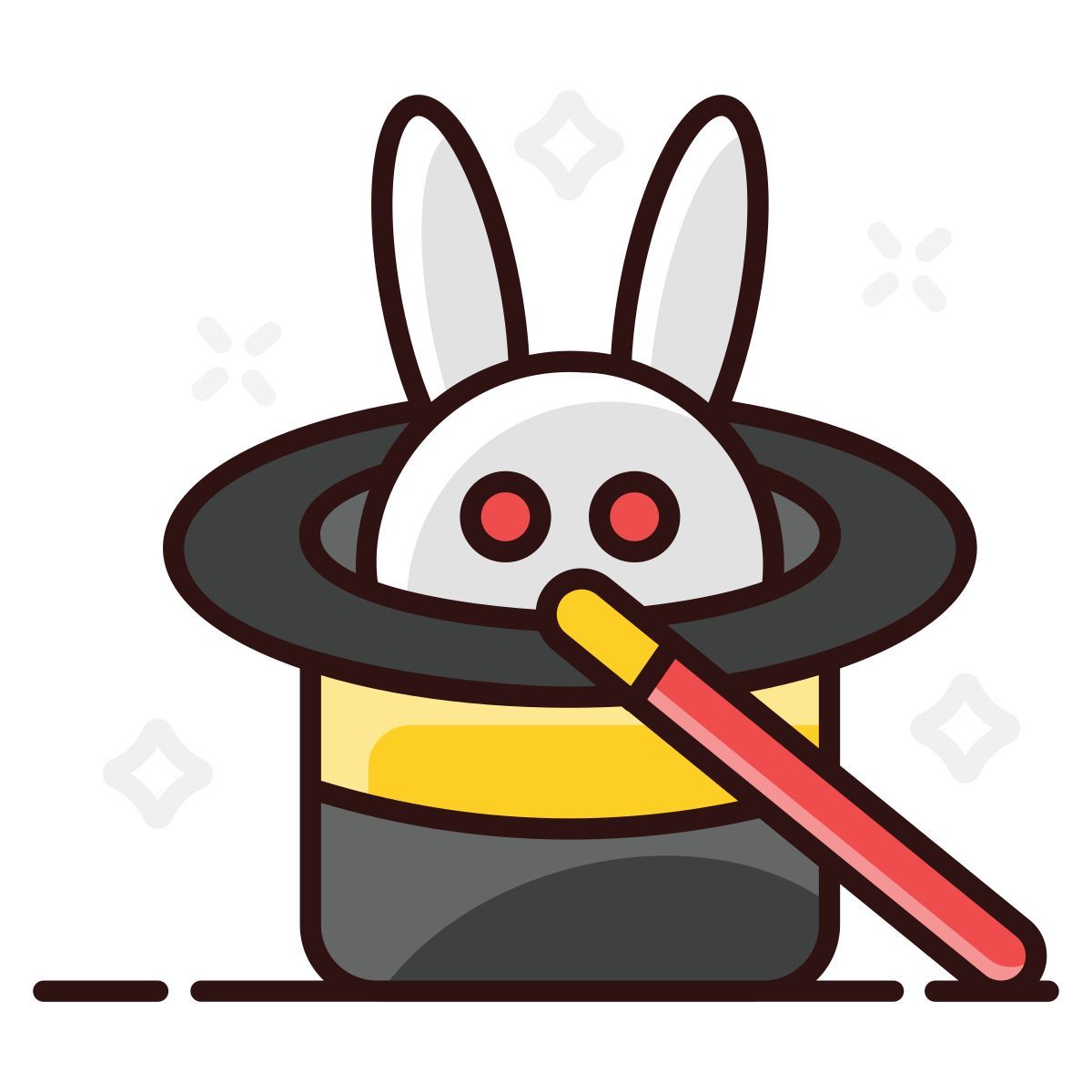 bunny magic icon